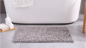 Gray Bathroom Area Carpet - Hansel & Gretel Home Decor