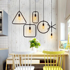 Scandinavian Black Triangle Hanging Lamp - Hansel & Gretel Home Decor