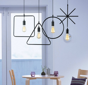 Scandinavian Black Triangle Hanging Lamp - Hansel & Gretel Home Decor