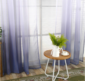 Purple Sheer Polyester Living Room and Bedroom Curtains - Hansel & Gretel Home Decor