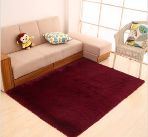 Maroon Living Room Carpet