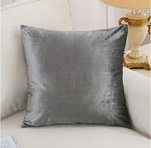 Diamond Fabric Gray Decorative Pillow Case - Hansel & Gretel Home Decor