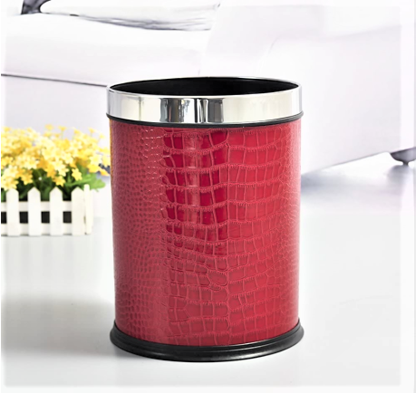 Nordic Trash Can Red
