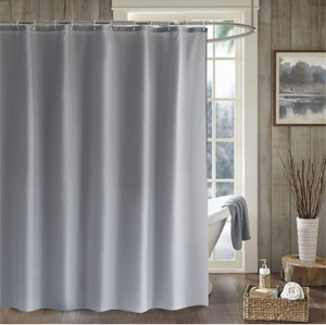 Gray Polyester Bathroom Curtains - Hansel & Gretel Home Decor