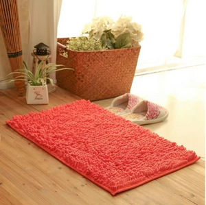 Red Bathroom Area Carpet - Hansel & Gretel Home Decor