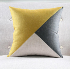 Fashionable Black and Yellow Decorative Pillow Case - Hansel & Gretel Home Decor