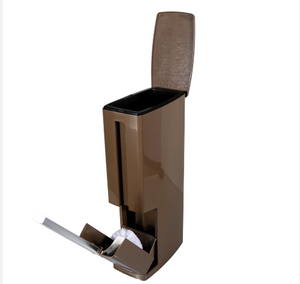Modern 3in1 Trash Can With Toilet Brush and Holder