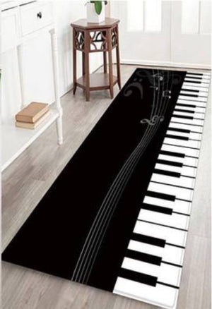 Piano Print Area Carpet