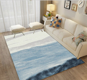 Blue Dining Area Carpet