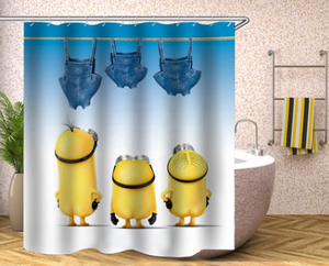 Minions Polyester Bathroom Curtain - Hansel & Gretel Home Decor