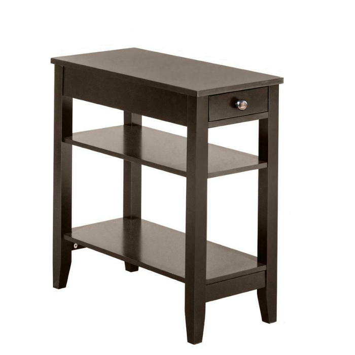 Nathalie Modern Side End Table Stand with Shelf
