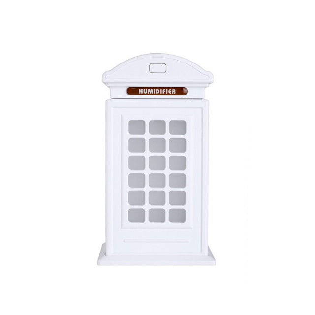 White Telephone Booth Humidifier & Electric Scent Distributor