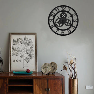 Retro Rustic Wall Clock Hannah Model - Hansel & Gretel Home Decor