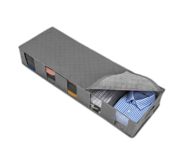 Rectangular Gray Foldable Storage Box