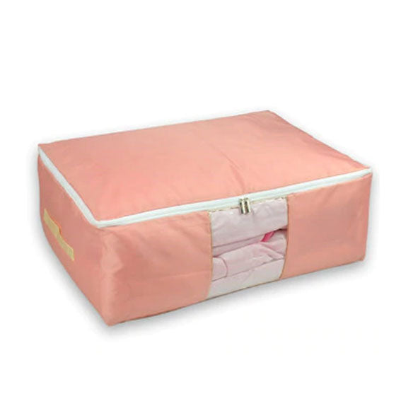Square Light Pink Storage Bag