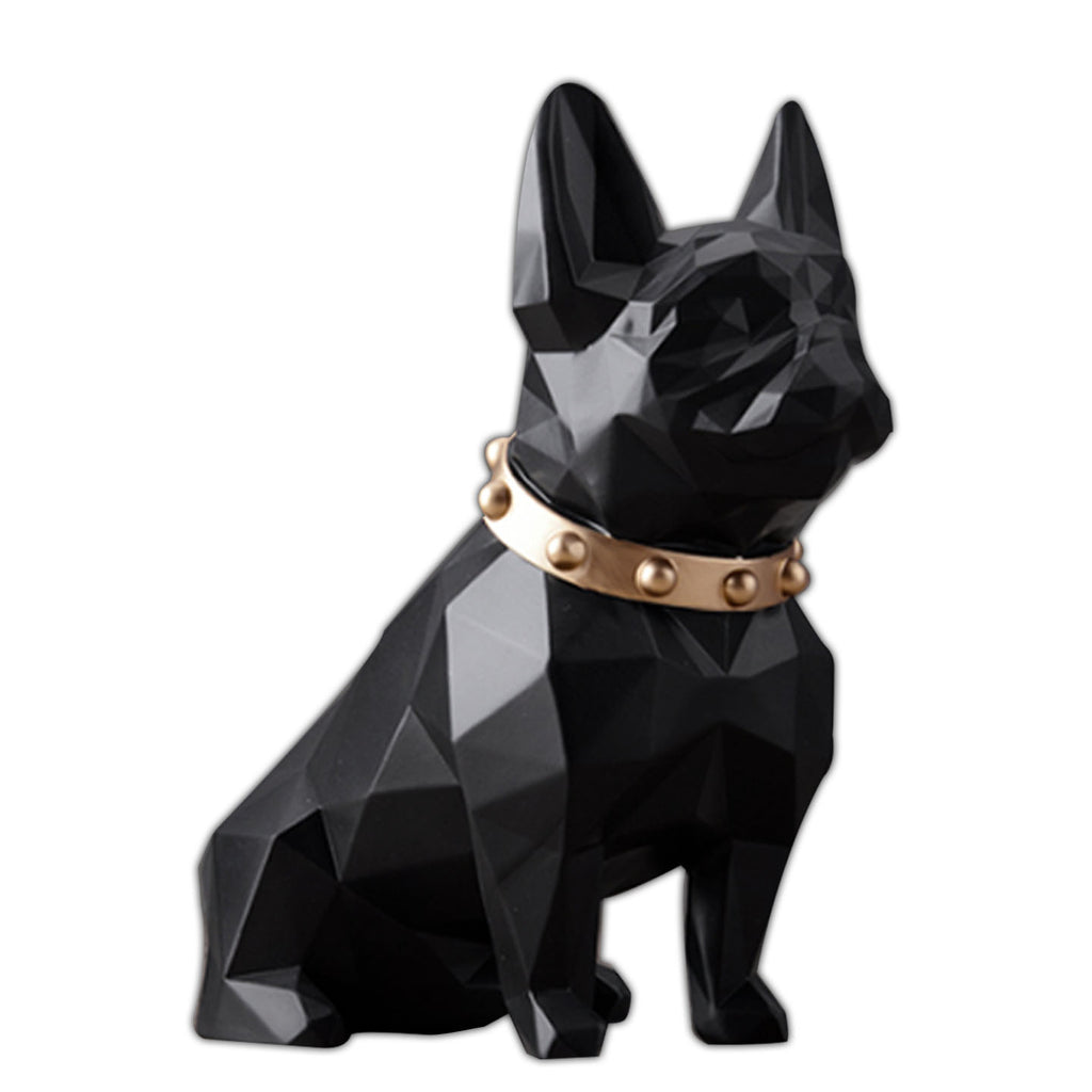 Decorative Ornamental Black Big Dog Figurine Accessories - Hansel & Gretel Home Decor