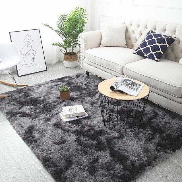 Black Living Room Carpet - Hansel & Gretel Home Decor