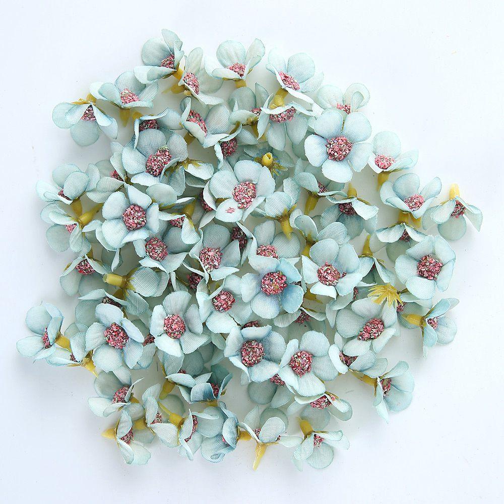 Blue Artificial Flowers Daisy Heads - Hansel & Gretel Home Decor