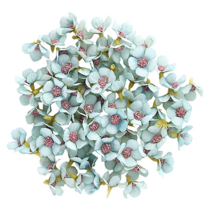 Blue Artificial Flowers Daisy Heads - Hansel & Gretel Home Decor