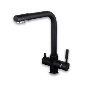Brass Black Kitchen Faucet Rotating and Water Purifying - Hansel & Gretel Home Decor