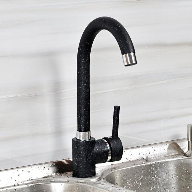 Brass Black with Spot Kitchen Faucet Thermostatic - Hansel & Gretel Home Decor