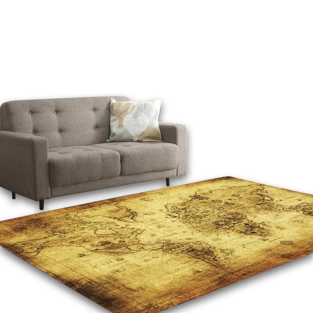 Brown Living Area Carpet - Hansel & Gretel Home Decor