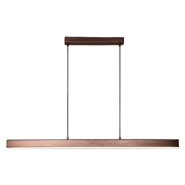 Nordic Modern Brown Long Hanging Lamp