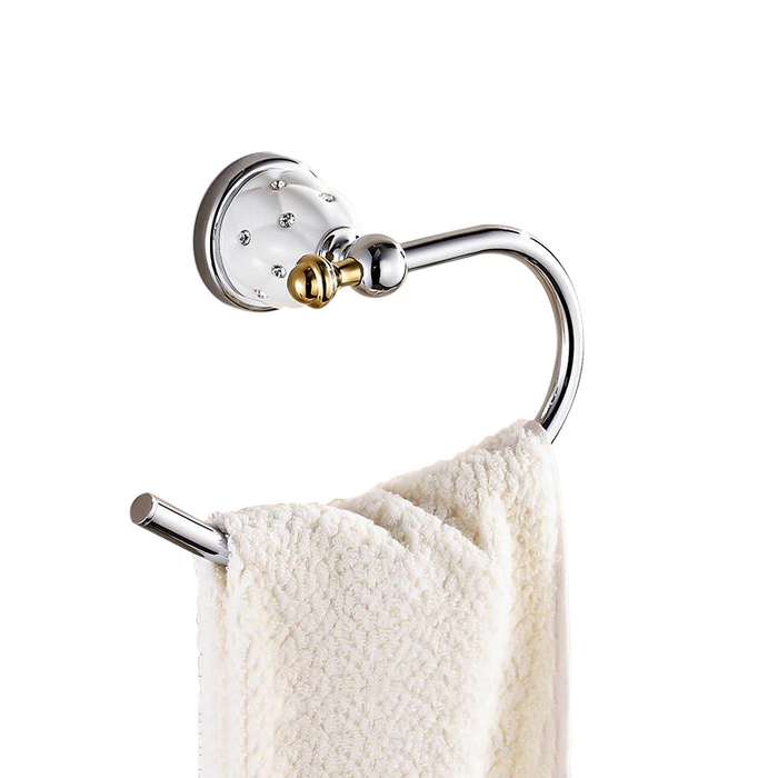 Chrome European Towel Hanger