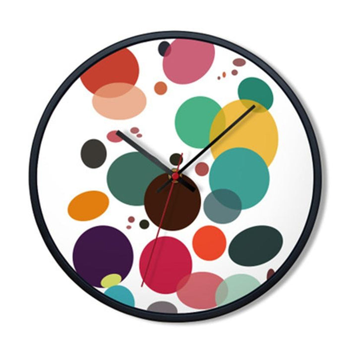 Colorful Retro Wall Clock Melissa Model
