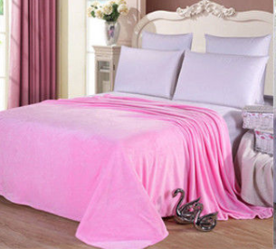 Cotton Polyester Pink Throw - Hansel & Gretel Home Decor
