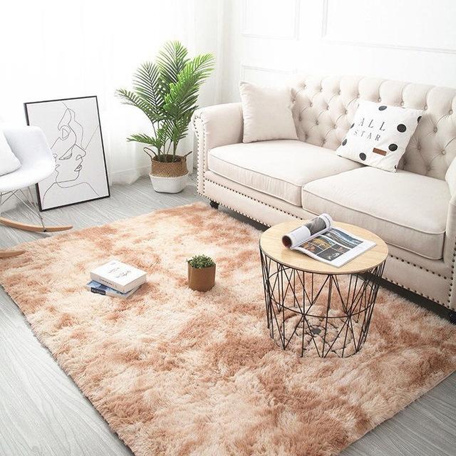 Cream Living Room Carpet - Hansel & Gretel Home Decor