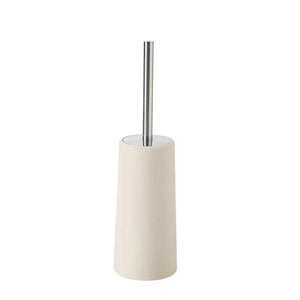 Cylinder Hard Plastic White Toilet Brush Holder - Hansel & Gretel Home Decor