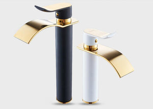 Brass White-Short Bathroom Faucet - Hansel & Gretel Home Decor