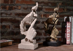 Decorative Ornamental Sculpture Abstract Figurines - Hansel & Gretel Home Decor