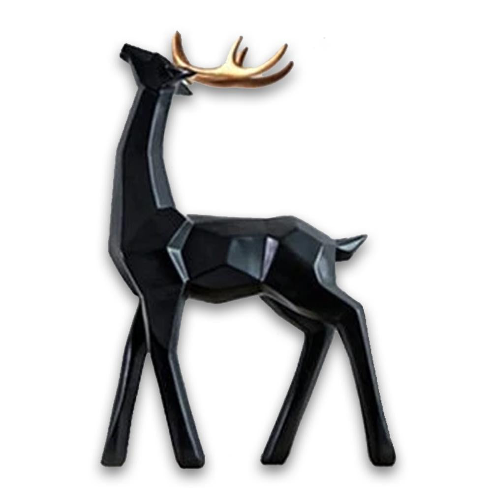 Decorative Ornamental Sculpture Reindeer Figurine - Hansel & Gretel Home Decor