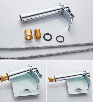 Brass Chrome-Long Bathroom Faucet - Hansel & Gretel Home Decor