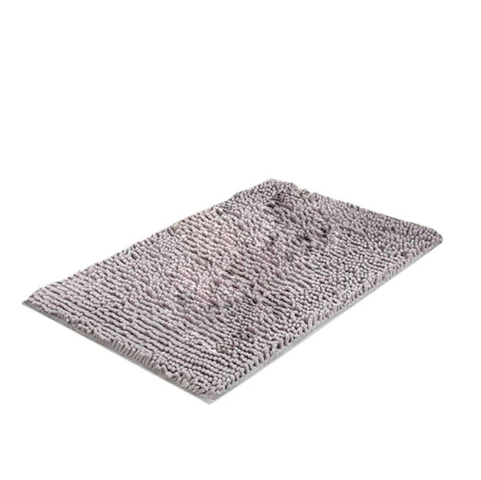 Gray Bathroom Area Carpet