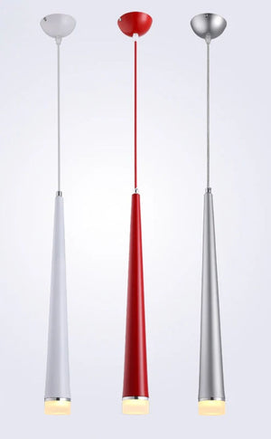 Red Modern Pendant LED Hanging Lamp - Hansel & Gretel Home Decor