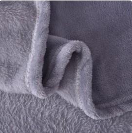 Fleece Plaid Gray Blanket - Hansel & Gretel Home Decor