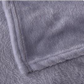 Fleece Plaid Gray Blanket - Hansel & Gretel Home Decor