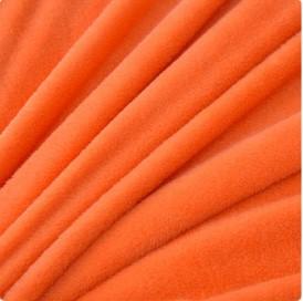 Fleece Plaid Orange Blanket - Hansel & Gretel Home Decor