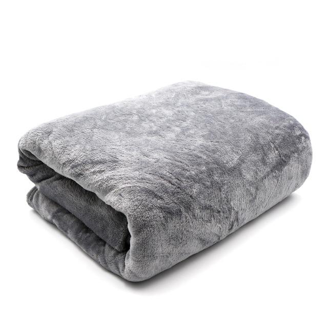 France Velvet Gray Blanket
