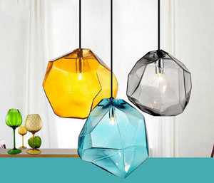 Geometric Crystal Shape Hanging Lamp - Hansel & Gretel Home Decor