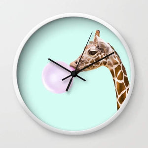 Vintage Giraffe Wall Clock