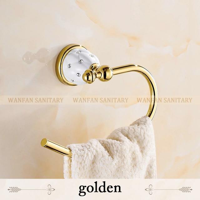 Gold European Towel Hanger - Hansel & Gretel Home Decor