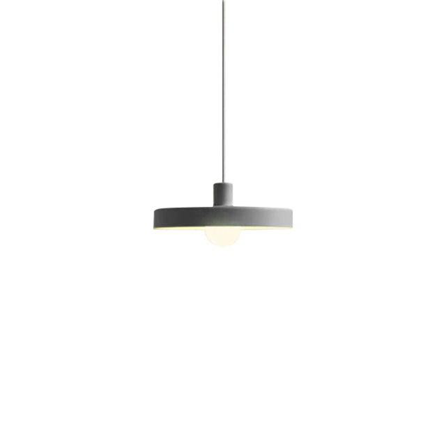 Gray Minimalist Hanging Lamp
