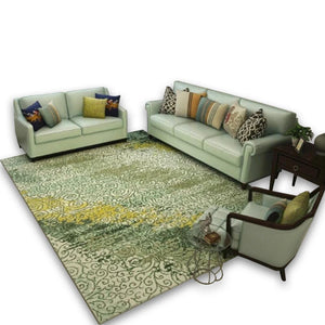 Green Living Area Carpet - Hansel & Gretel Home Decor