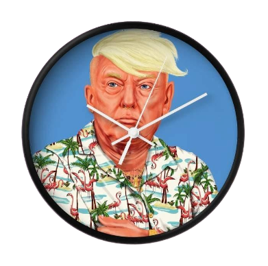 Vintage Donald Trump Model Wall clock