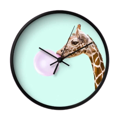 Vintage Giraffe Wall Clock