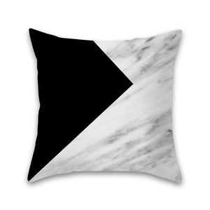 Luxurious Black and White Decorative Pillow Case - Hansel & Gretel Home Decor